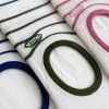 Five pairs of striped boat socks made of pure cotton, sweat-absorbing and anti-slip, unisplicate Application Scenario